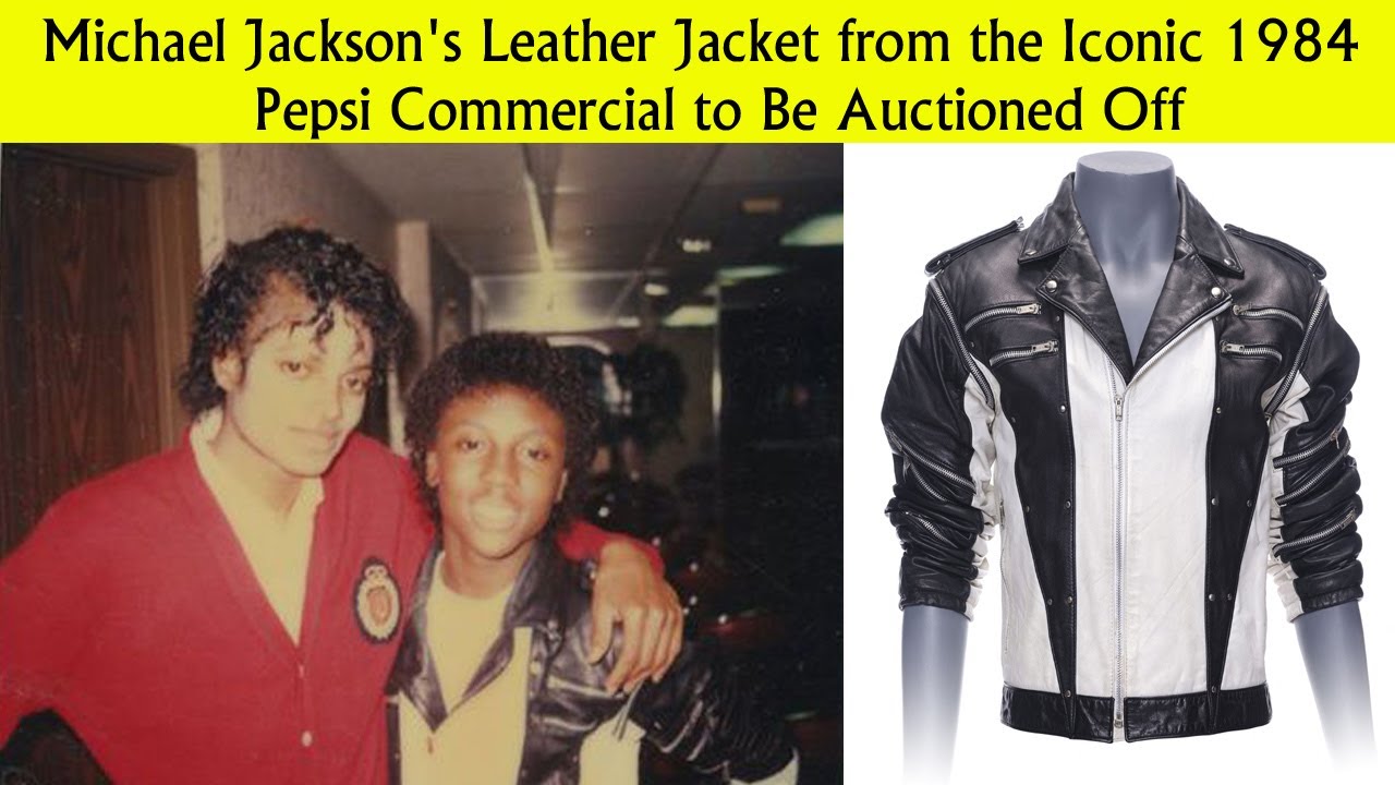 Michael Jackson's leather jacket from his first Pepsi commercial in 1984  being auctioned off