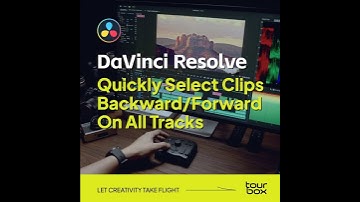 💡Quickly Select Clips Backward/Forward on All Tracks for #DaVinci #tourbox #tourboxtricks #editing