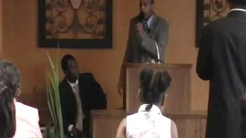 Min. Edmond Bridges preaching his first message Su...