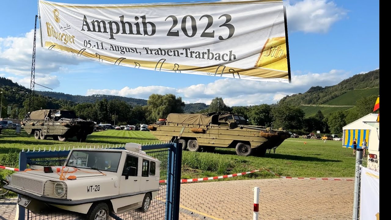 Amphibious Vehicle Meetup: Amphibs in Traben-Trarbach  #AmphibiousVehicles #Mosel #NVA97 #Fahrzeuge