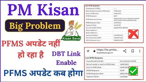 PM Kisan Yojana Big Problem 😭 PFMS Status Not Transfer ll PM Kisan PFMS Response Date ll Hindi info