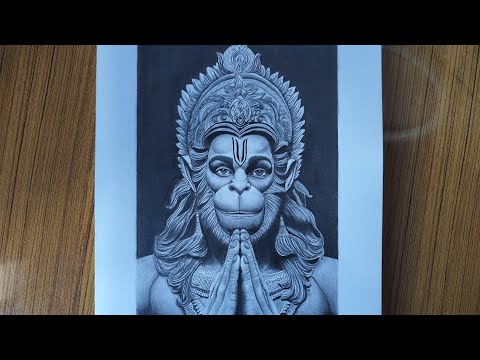 Jai Bajrangbali 🙏🏻🚩.. Pahli Baar Hanuman ji ka Sketch banaya 😍