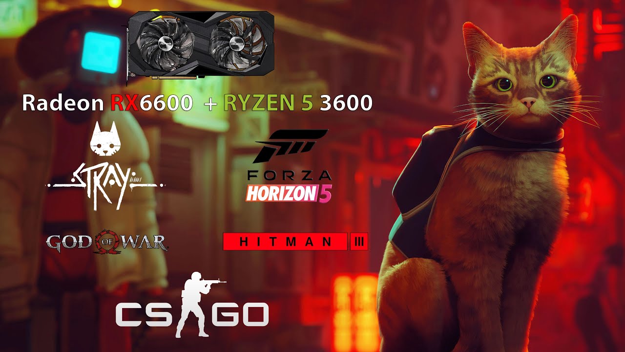 RX 6600 + Ryzen 5 3600 : Test in 5 Games - RX 6600 Gaming test at 2k ...