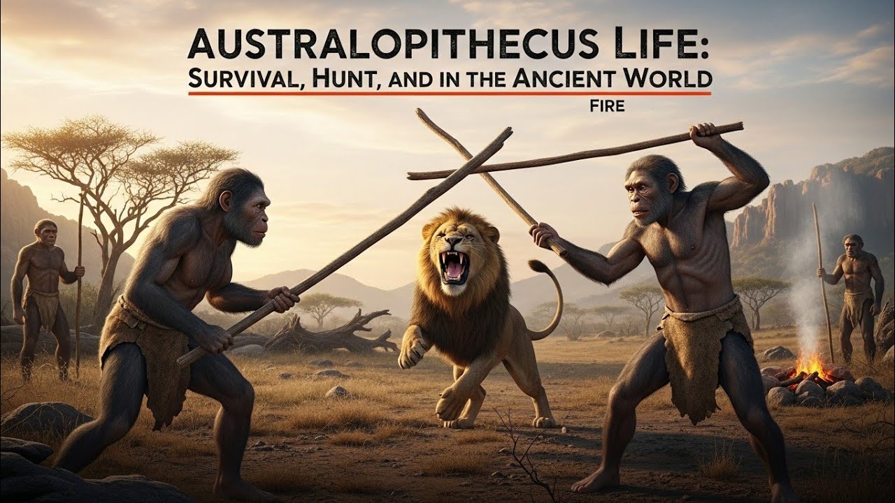 Australopithecus Life: Survival, Hunt, and Fire in the Ancient World ...
