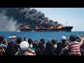 US Navy Launched Some Missiles on Iranian tanker in the Strait of Hormuz.