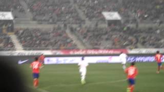 19#150331일.대한민국vs뉴질랜드직캠#19뉴질랜드코너킥/골대와부딪힌김진현골리ㄷㄷ;/클레멘타인/한국의공격/모든관중석풍경