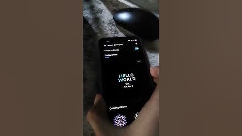 AOD Customisation In Realme 7Pro😯How It