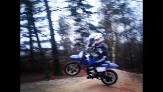 Yamaha pw50 4 years old jumps