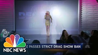 Tennessee passes law restricting drag shows in public spaces