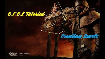 G.E.C.K Tutorial: Create a quest (with markers) *READ DISC FOR BUG FIX*