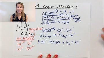 Electrolysis of concentrated copper (II) chloride (aq) CuCL2 GCSE Chemistry