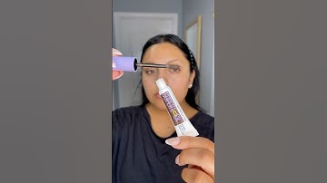 quick and easy brows #maybelline #superlockbrowglue #tintedbrowglue #makeup #brows #drugstoremakeup