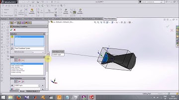 Fluid analysis of nozzle with detail explanation for beginners  in solidworks