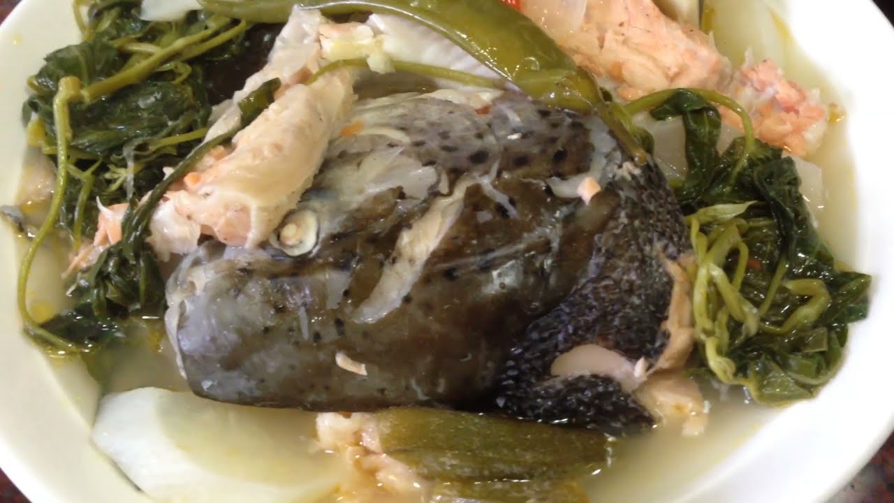 Sinigang na Ulo ng Salmon Salmon Head Soup Simple Pinoy Lutong