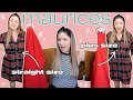 comparing STRAIGHT *and* PLUS sizes from maurices!
