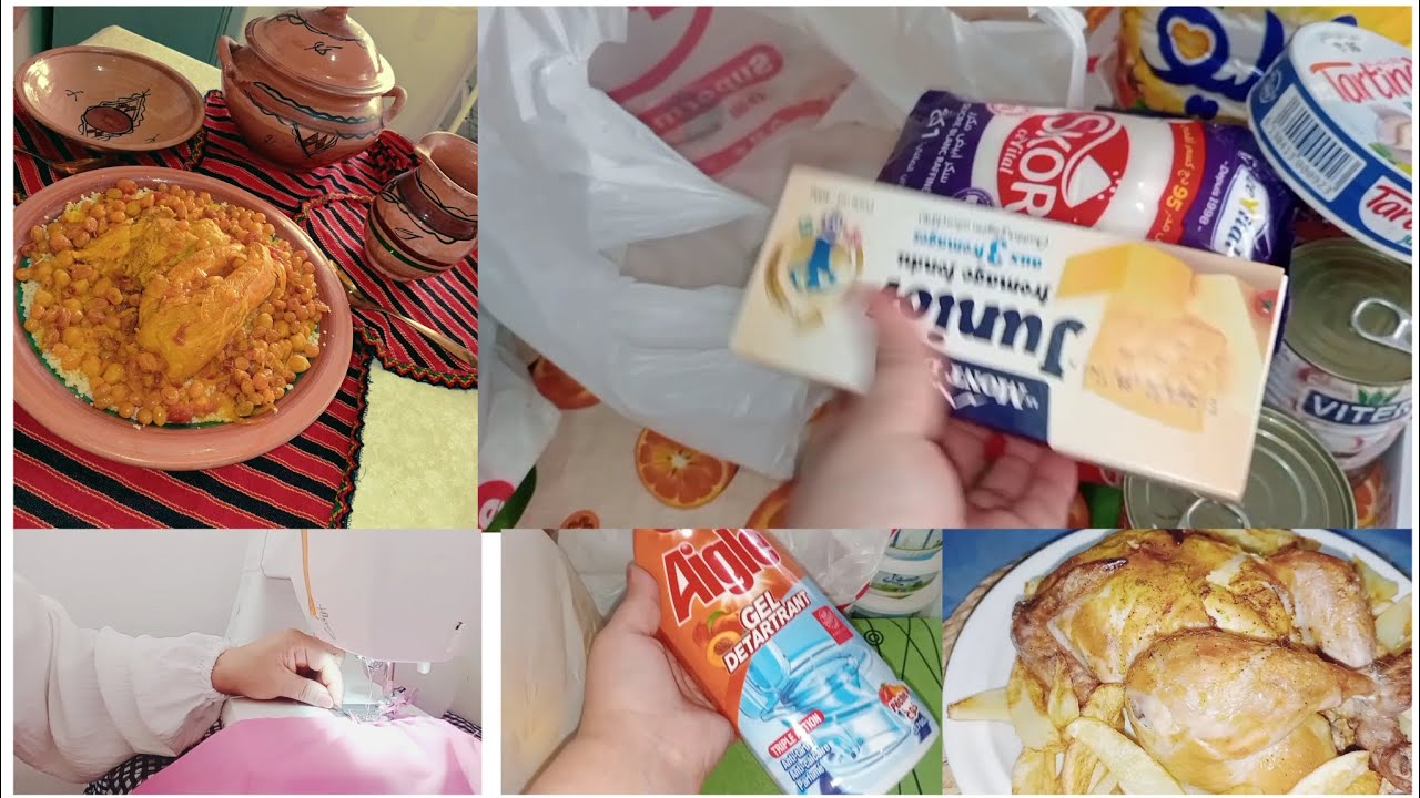 مشترياتي الشهرية من مواد غذائية 👍 ومواد التنظيف🌸دجاج مستودر للعشاء و رأيي فيه🌸