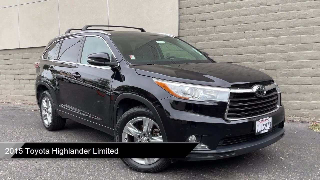 2015 Toyota Highlander Limited Walnut creek Concord Lafayette Oakland ...