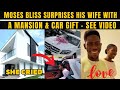 Moses bliss surprises his wife marie with a 500 million mansion  car gift  see house  car