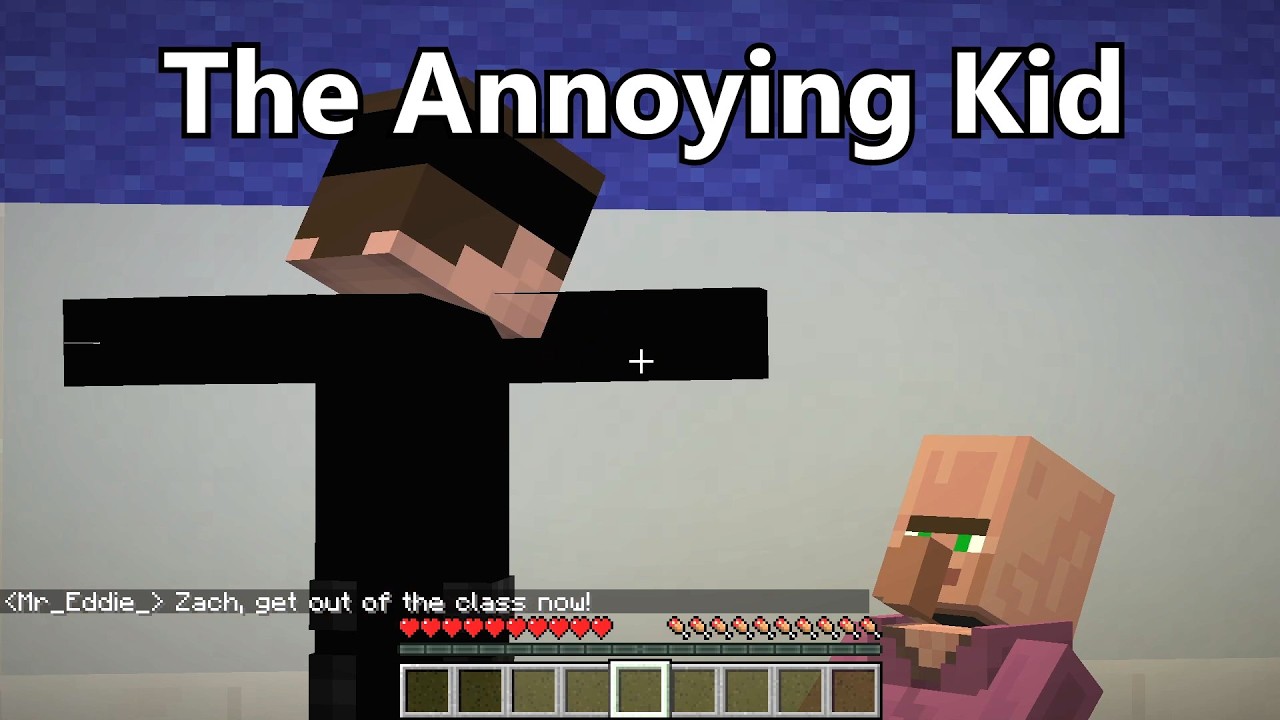 Minecraft Student Character Types of Students Portrayed by Minecraft - YouTube