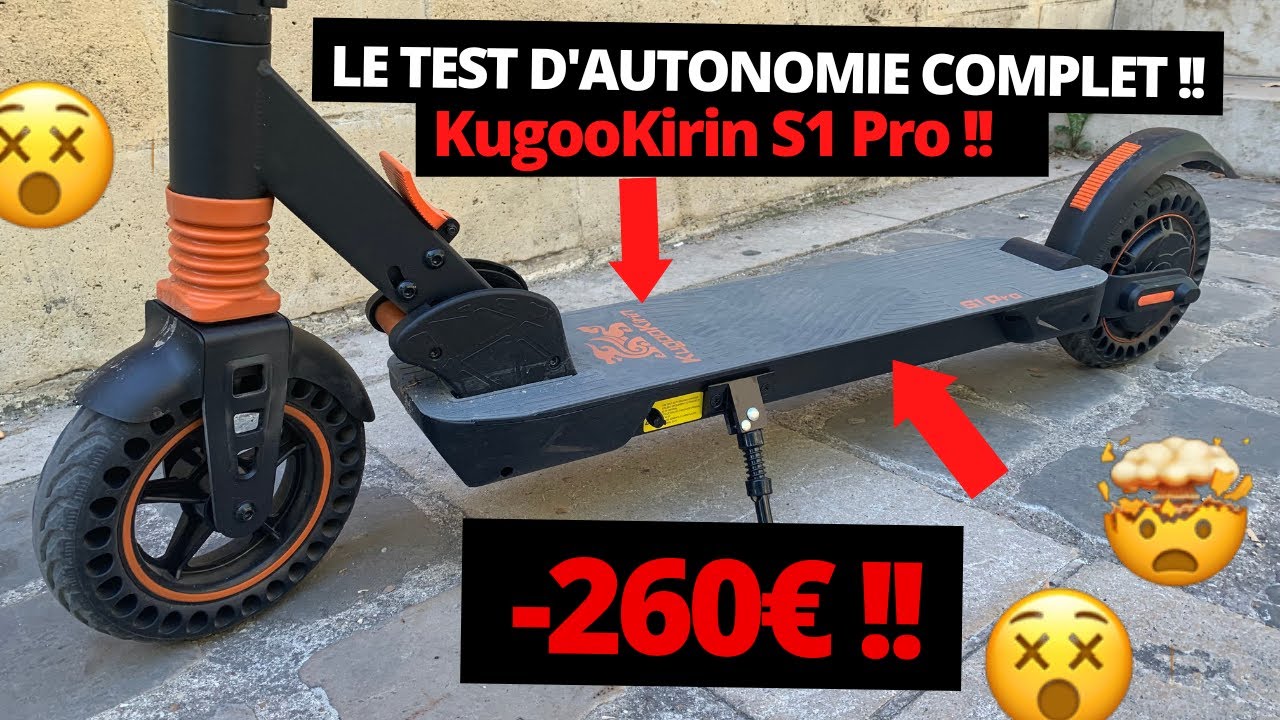 Test de la Kugoo S1 Pro : un petit prix qui s'explique très vite