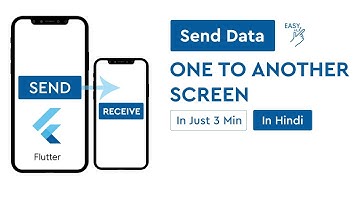 Send or Passing Data One To Another Screen in Flutter 2023 | Passing Data Between Screens