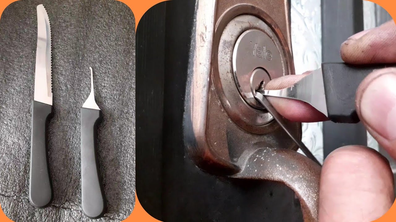 como hacer ganzúa casera resistente - YouTube