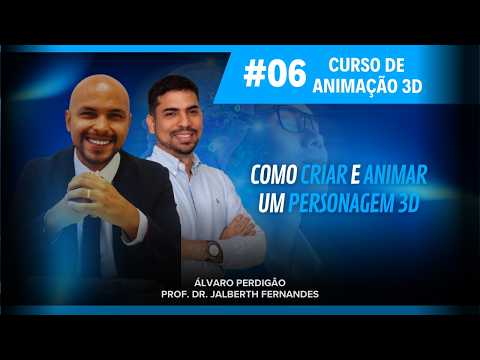 Aula 06 - Como criar e animar um personagem 3D | Curso de Animação 3D