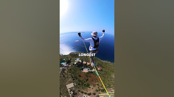 Installing The World’s Longest Slackline 🤯