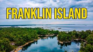 Franklin Island, Georgian Bay, Ontario, Canada - By Air - drone footage of Franklin Island June 2023