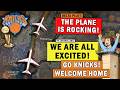 NBA Champions Knicks Team Flying over Manhattan | "Excited Bunch Back There!!"