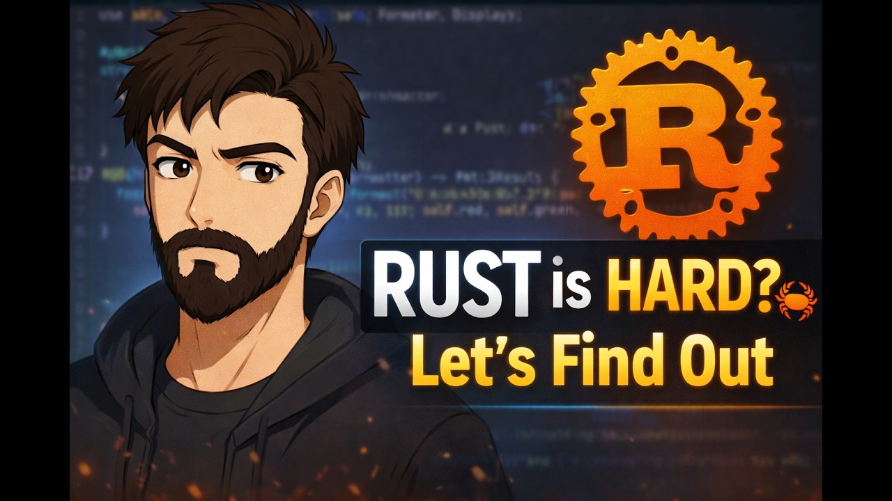 Learning Rust From Scratch! 🦀 Rust by Example Tutorial (Part 1 | Live ...
