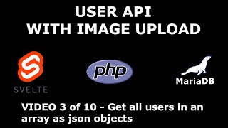 Get all users from the API. Each user as a JSON object and all of them inside an array