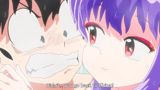 Ranma gets Knocked Out (Swirly Eyes and Lump)