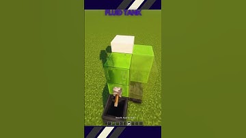 Ultimate Fluid Tank in Minecraft  #shortsfeed #minecraft
