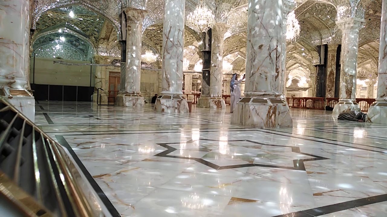 صحن السيدة فاطمة الزهراء ع مرقد الإمام علي ع