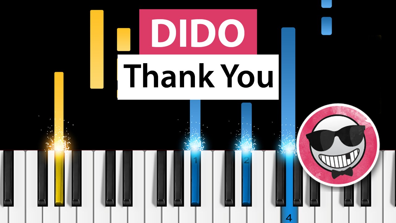 Dido - Thank You - Piano Tutorial - How to Play