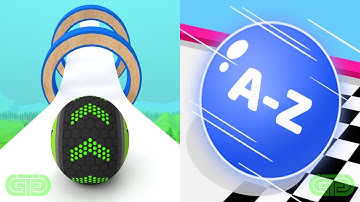 Going Balls Vs AZ Run Android iOS Mobile Gameplay Walkthrough 1497246