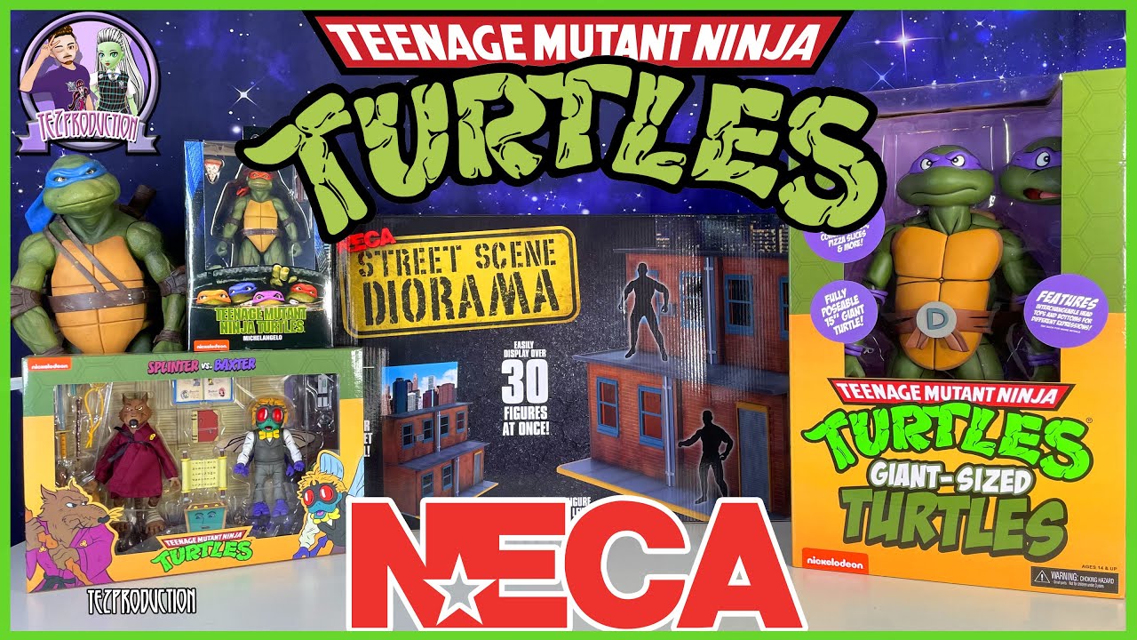 HAUL NECA TMNT - TORTUES NINJAS - FIGURINES & DIORAMA 