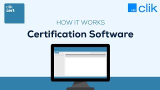 How Certification Software Works | Clik Cert screenshot 5