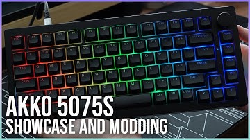 Akko 5075S Shine-through | Showcase and Modding