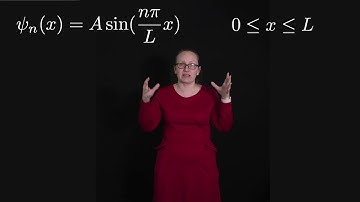 The Wave function of an electron in an infinite potential well