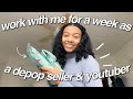A Week In My Life As A Depop Seller! Work With Me For A Week!