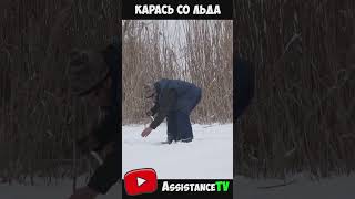 Как ловить карася зимой со льда! Секрет ловли карася зимой! Рыбалка на карася