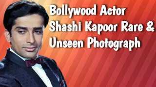 Bollywood Actor Shashi Kapoor Rare Unseen Photograph