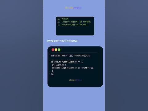 JavaScript Truthy Values - JavaScript Interview Question # ...