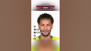 Ranking Unexpected Football Songs #shorts #football #ranking