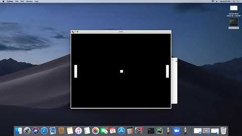 Python Pong Game Tutorial Part 1