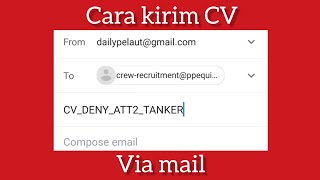 TIPS CARA KIRIM CV LEWAT EMAIL |Daily Pelaut