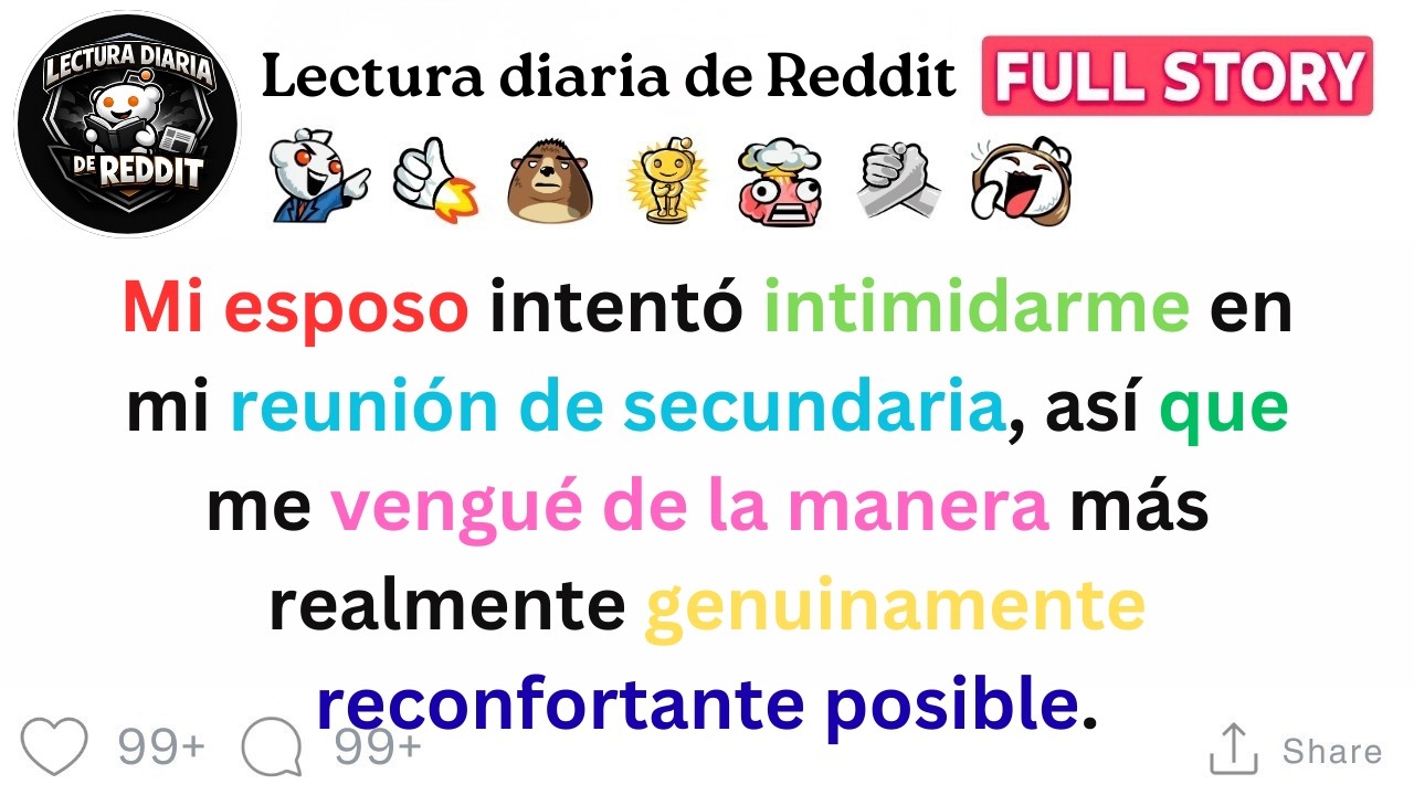 Mi esposo intentó intimidarme en mi reunión de secundaria, así que me vengué de la manera...