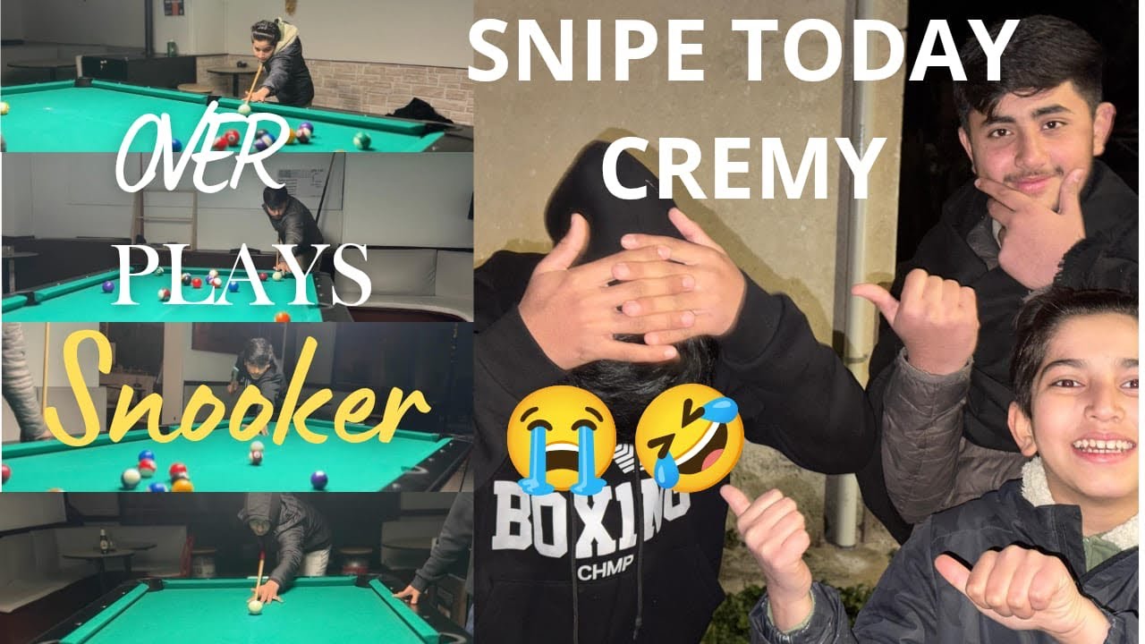 Our play snooker 🎱 Creamy took revenge a chochleti❤️
